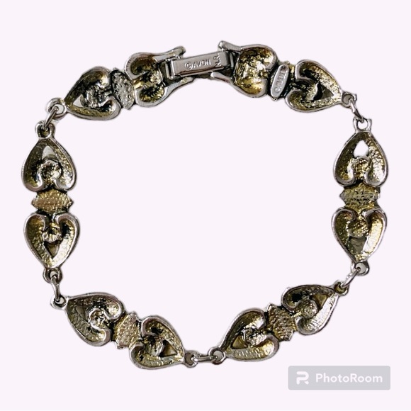 VNT Avon Bundle Heart Shape Link Bracelet with perfume bottle - Picture 4 of 9